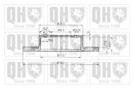 Тормозной диск QUINTON HAZELL BDC4410
