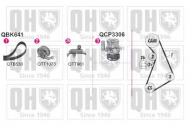 Комплект водяного насоса / зубчатого ремня QUINTON HAZELL QBPK6410