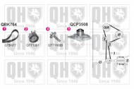 Комплект водяного насоса / зубчатого ремня QUINTON HAZELL QBPK7640