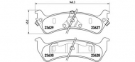 Комплект тормозных колодок BREMBO P 24 042