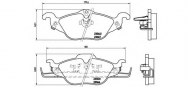 Комплект тормозных колодок BREMBO P 59 030
