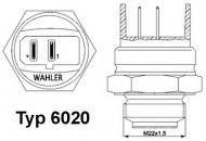 Переключатель WAHLER 6020.95D