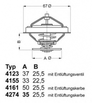 Термостат WAHLER 4274.87D