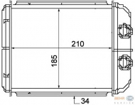 Теплообменник HELLA 8FH 351 315-381