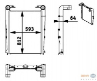 Теплообменник HELLA 8ML 376 722-011