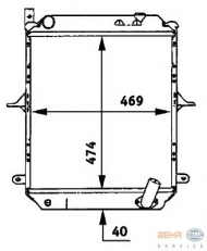 Теплообменник HELLA 8MK 376 722-131