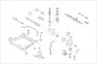 Подвеска колеса DELPHI FORD-01303-F