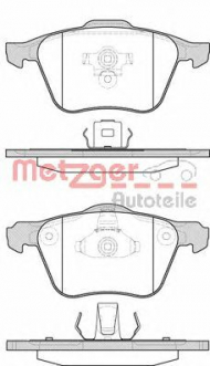 Комплект тормозных колодок METZGER 1070.00