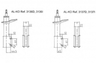 Амортизатор AL-KO 3137D