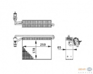 Испаритель BEHR HELLA SERVICE 8FV 351 210-721
