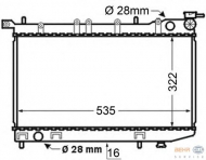 Теплообменник BEHR HELLA SERVICE 8MK 376 704-691