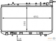 Теплообменник BEHR HELLA SERVICE 8MK 376 708-001