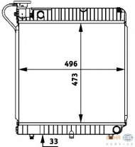 Теплообменник BEHR HELLA SERVICE 8MK 376 721-361