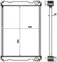 Теплообменник BEHR HELLA SERVICE 8MK 376 737-061