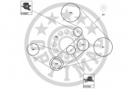 Ременный комплект OPTIMAL SK-1306