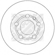 Тормозной диск MAPCO 25871