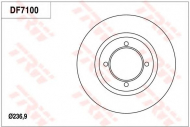 Тормозной диск TRW DF7100