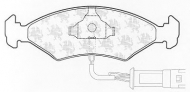 Комплект тормозных колодок QH Benelux BP160
