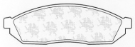 Комплект тормозных колодок QH Benelux BP191