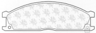 Комплект тормозных колодок QH Benelux BP472
