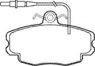 Комплект тормозных колодок QH Benelux BP536