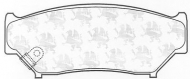 Комплект тормозных колодок QH Benelux BP764