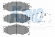 Комплект тормозных колодок KAVO PARTS KBP-6524