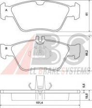 Комплект тормозных колодок A.B.S. 36903 OE