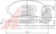 Комплект тормозных колодок A.B.S. 37186