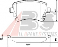 Комплект тормозных колодок A.B.S. 37411 OE