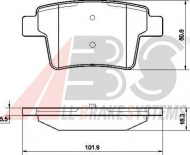 Комплект тормозных колодок A.B.S. 37489