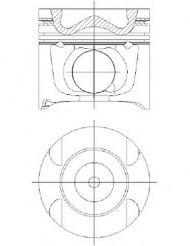 Поршень NÜRAL 87-427400-00