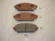 Комплект тормозных колодок ASHIKA 50-04-489