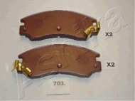 Комплект тормозных колодок ASHIKA 50-07-703