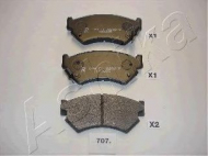 Комплект тормозных колодок ASHIKA 50-07-707