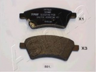 Комплект тормозных колодок ASHIKA 50-08-801