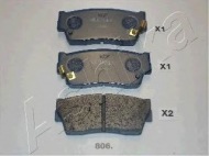 Комплект тормозных колодок ASHIKA 50-08-806