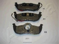 Комплект тормозных колодок ASHIKA 51-00-001