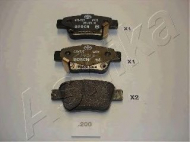 Комплект тормозных колодок ASHIKA 51-02-200