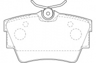 Комплект тормозных колодок DURON DBP351516