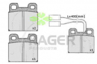 Комплект тормозных колодок KAGER 35-0336