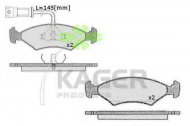 Комплект тормозных колодок KAGER 35-0454