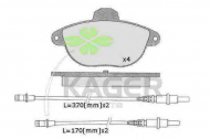 Комплект тормозных колодок KAGER 35-0523