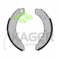 Комлект тормозных накладок KAGER 34-0259