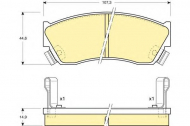 Комплект тормозных колодок GIRLING 6108839
