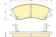Комплект тормозных колодок GIRLING 6109929