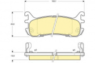 Комплект тормозных колодок GIRLING 6131299