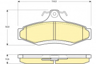 Комплект тормозных колодок GIRLING 6131721