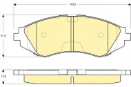 Комплект тормозных колодок GIRLING 6132659