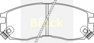 Комплект тормозных колодок BRECK 21647 00 701 10